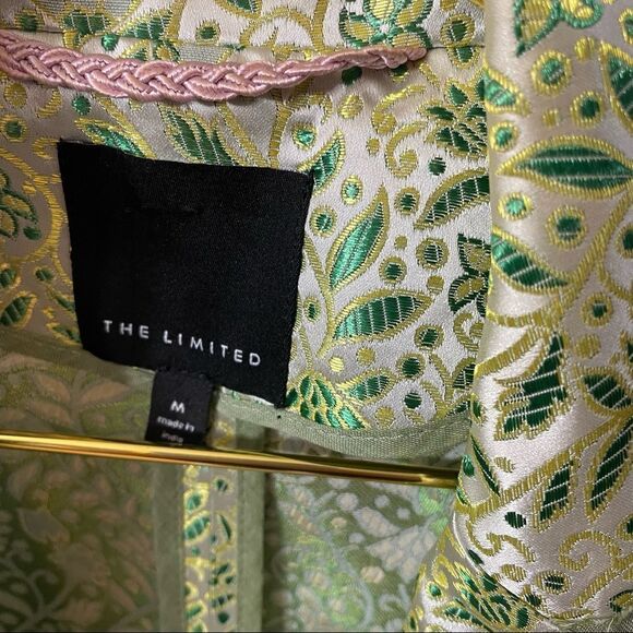 The Limited Green Floral Jacket Size MED - Picture 4 of 6